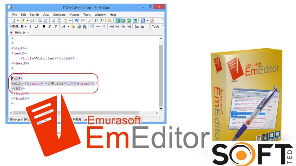 Emurasoft EmEditor Professional 2021 Free Download_Softted.com_
