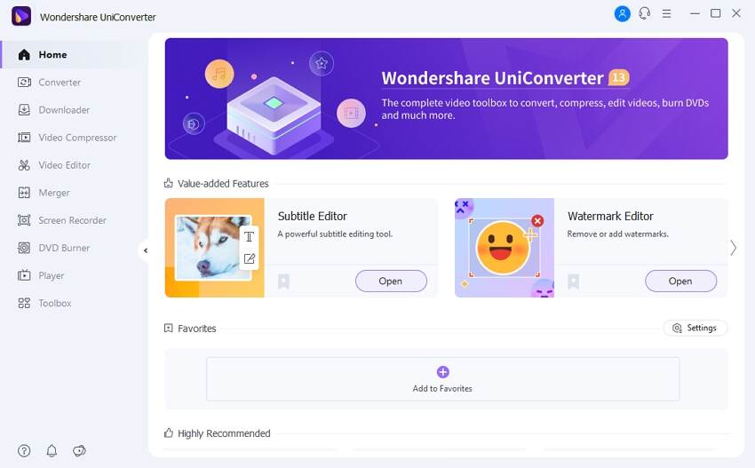 Wondershare UniConverter 13 Free Direct download