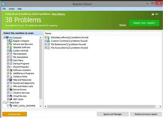Glary Registry Repair 5 Free offline installer