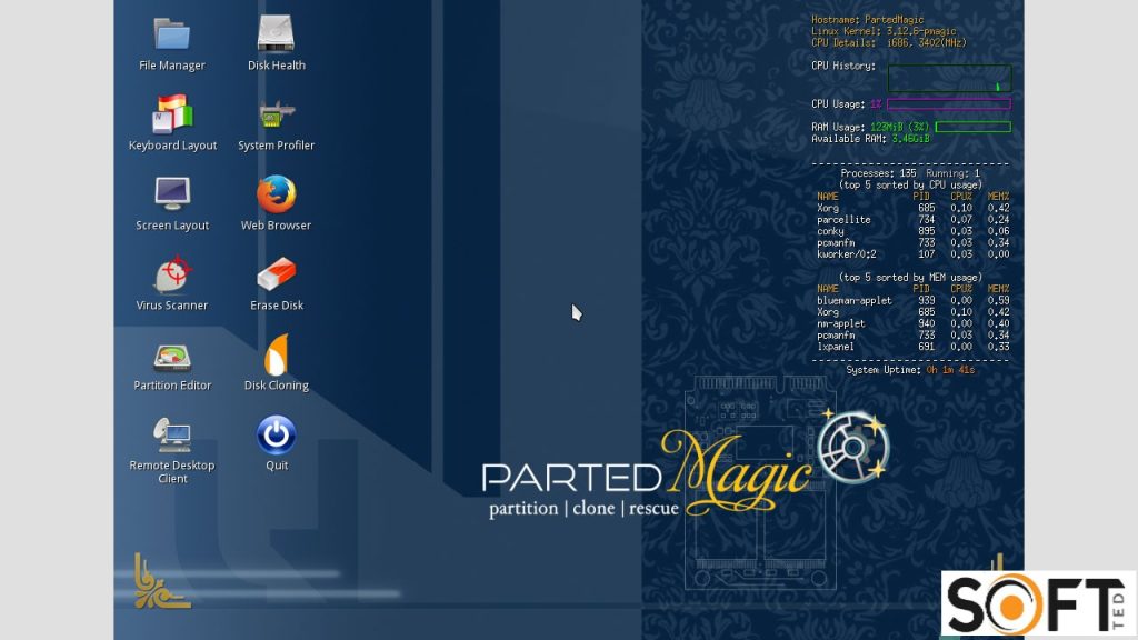 Parted Magic 2022.01.18 ISO Free Download