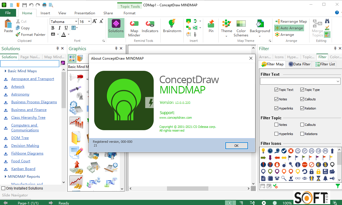 ConceptDraw MINDMAP 13.1 Free Download
