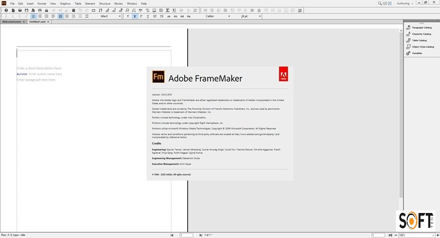 Adobe FrameMaker 2020 v16.0.4.1062 Free Download