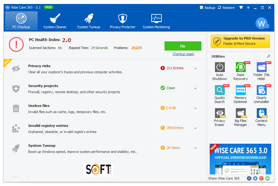 Wise Care 365 Pro 6 Free Download