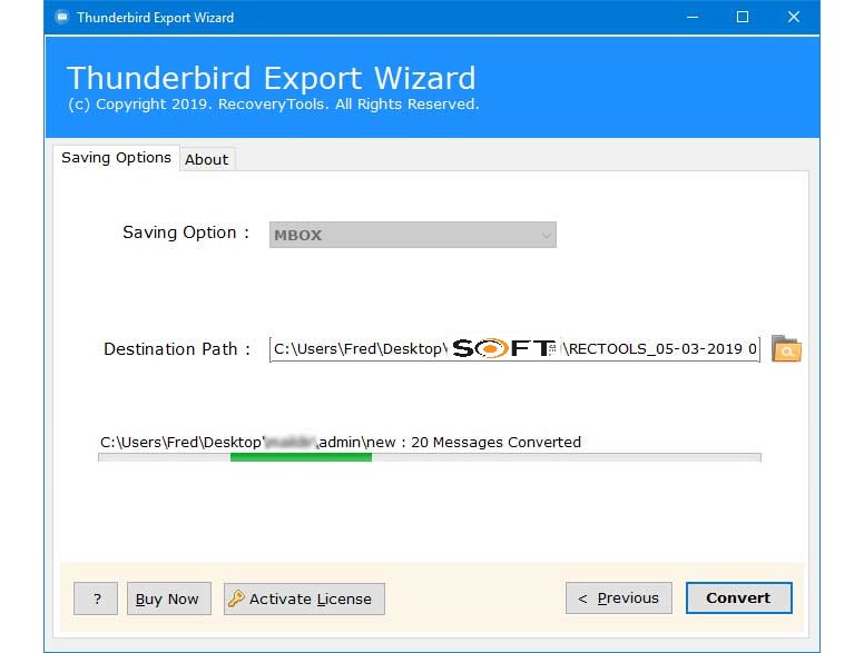 RecoveryTools Thunderbird Migrator 7 Free Download_Softted.com_