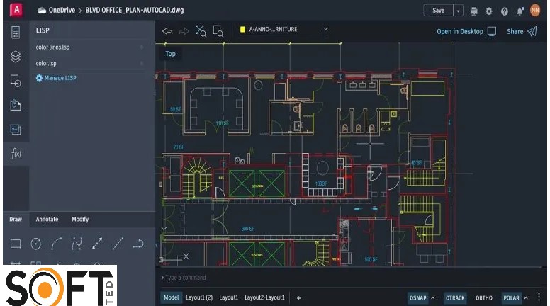 Autodesk AutoCAD LT 2023.0.1 Free Download_Softted.com_