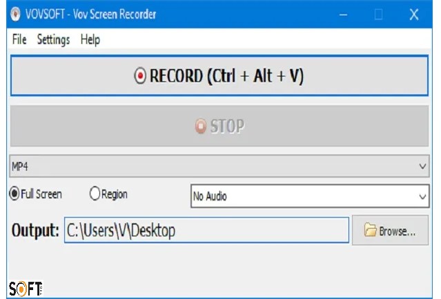 VovSoft Screen Recorder 3 Free Download_Softted.com_