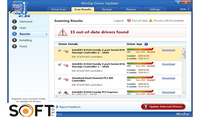 WinZip Driver Updater 5 Free Download_Softted.com_