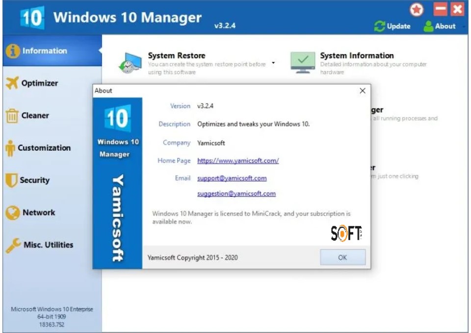 Yamicsoft Windows 10 Manager 3 Free Download_Softted.com_