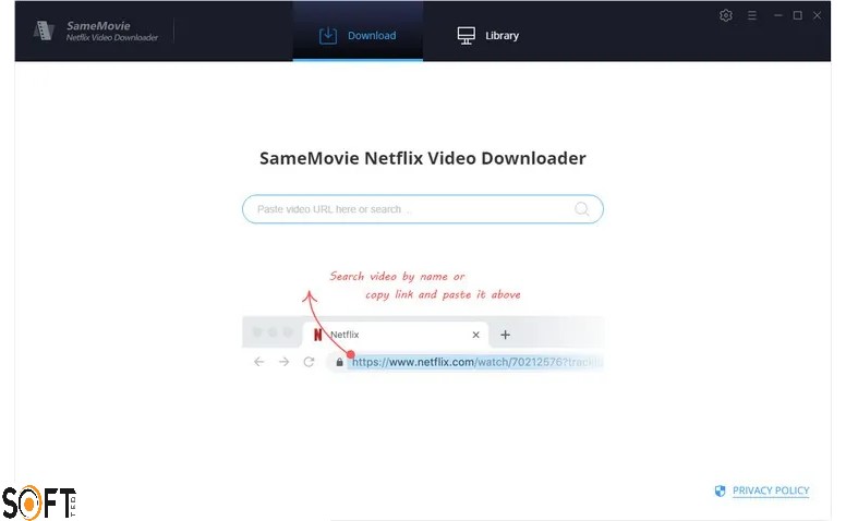 SameMovie Netflix Video Downloader Free Download_Softted.com_