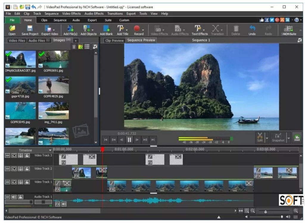 NCH VideoPad Pro 11 Free Download_Softted.com_
