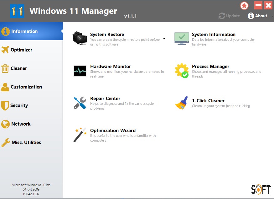 Yamicsoft Windows 11 Manager Free Download_Softted.com_