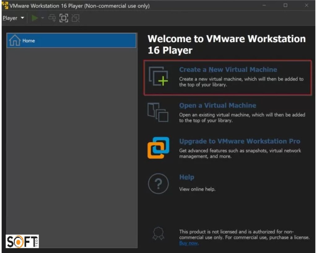 VMware Workstation Player 16 Free Download_Softted.com_
