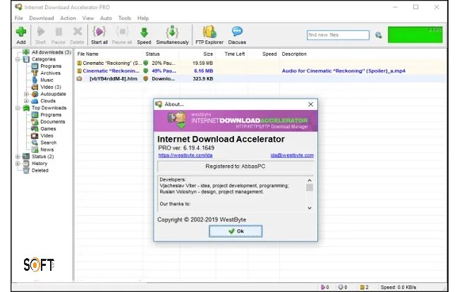 Internet Download Accelerator Pro 6 Free Download_Softted.com_