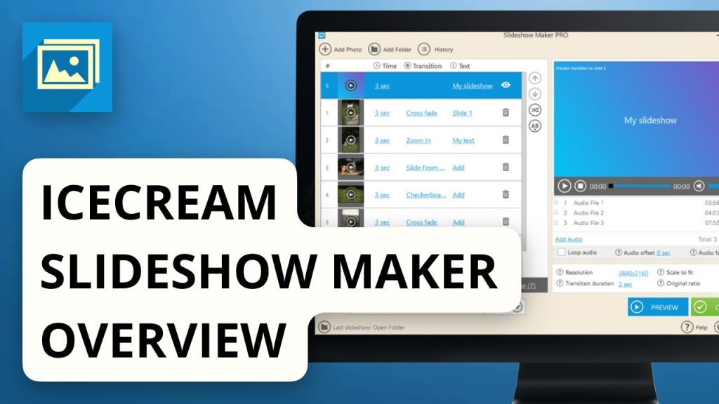 Icecream Slideshow Maker Pro 2022 Free complete setup