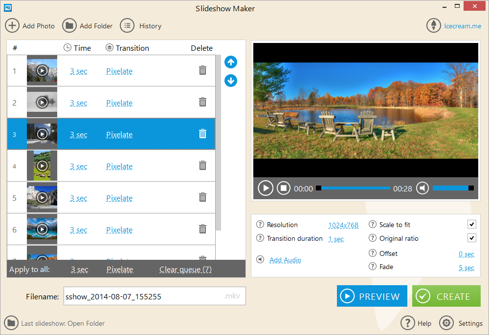 Icecream Slideshow Maker Pro 2022 Free offline installer