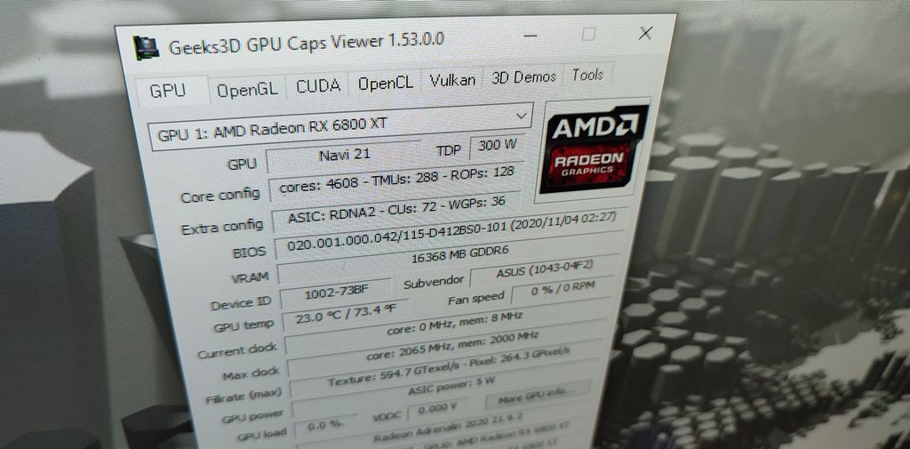 GPU Caps Viewer Free Direct download