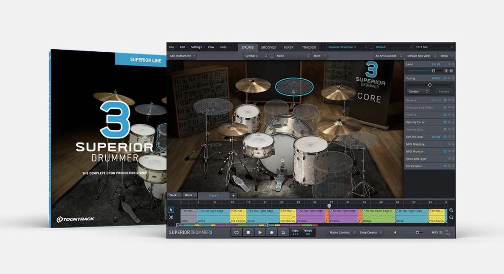 Toontrack – Superior Drummer 3 Core Library 2022 Free Direct download link
